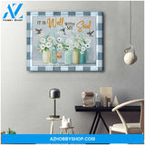 Farm Farmhouse Hummingbirds It is well with my soul Canvas Wall Art Decor
