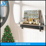 Farm Farmhouse Kitchen and Cardinal Canvas Kitchen Rules Wall Art Decor