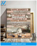 Farm Farmhouse Labrador Happy Moments Praise God Canvas Wall Art Decor