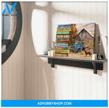 Farm Farmhouse Labrador Retriever Canvas Happy moment, Praise God Wall Art Decor