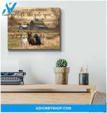 Farm Farmhouse Live Like Someone Left The Gate Open Labrador Retriever Canvas Wall Art Decor