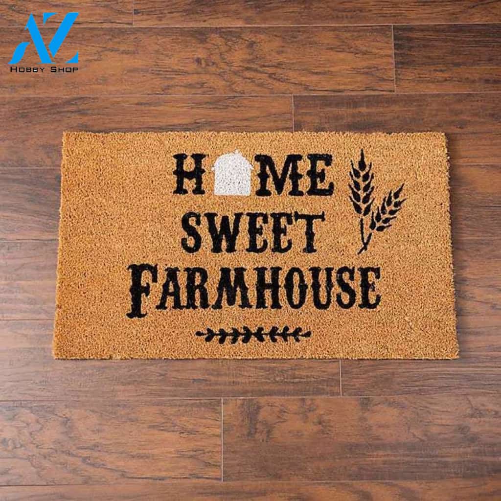 Farm Life Lover Mat - Home Sweet Farmhouse Doormat Indoor And Outdoor Doormat Welcome Mat House Warming Gift Home Decor Funny Doormat Gift Idea
