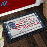 Farm Patriotic Rooster Doormat - 18" x 30"