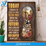 Farm Today I Choose Close The Door To The Past Open The Door To The Future Poster Canvas Wall Decor Visual Art