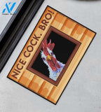 Farmer Chicken Nice Cock Bro Doormat