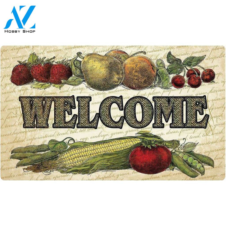 Farmer Welcome Doormat