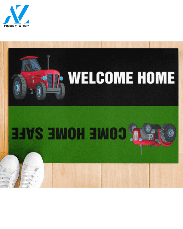 Farmer Welcome Home Doormat Indoor And Outdoor Mat Entrance Rug Sweet Home Decor Housewarming Gift Gift For Friend Family Stem Feminist