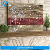 Farmhouse A New Chapter Dandelion and Butterfly Canvas Wall Art Decor