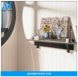 Farmhouse and Hummingbirds Canvas Bless the food before us Wall Art Decor