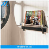 Farmhouse Canvas Bless our home and all those who enter Wall Art Decor