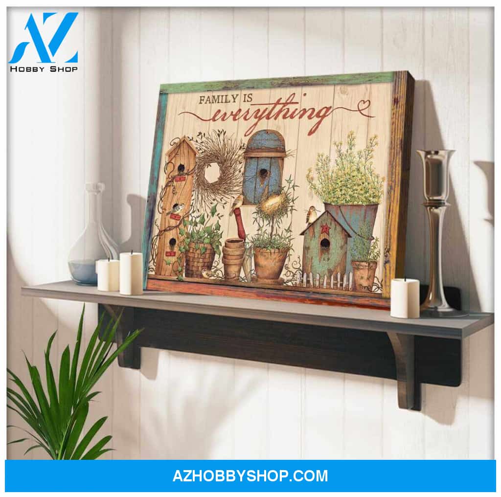 Farmhouse Canvas Family is everything Wall Art Decor