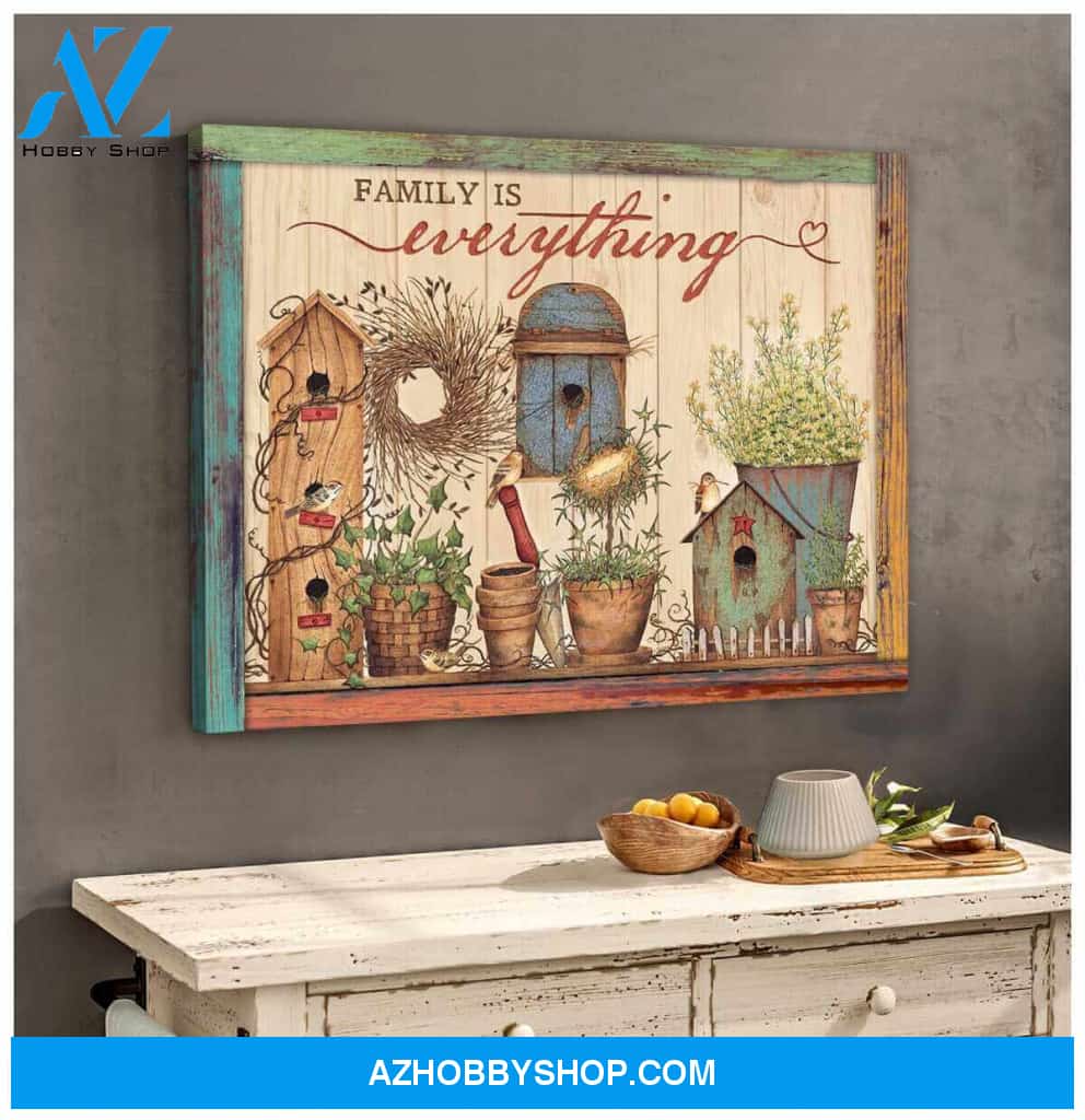 Farmhouse Canvas Family is everything Wall Art Decor