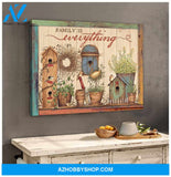 Farmhouse Canvas Family is everything Wall Art Decor