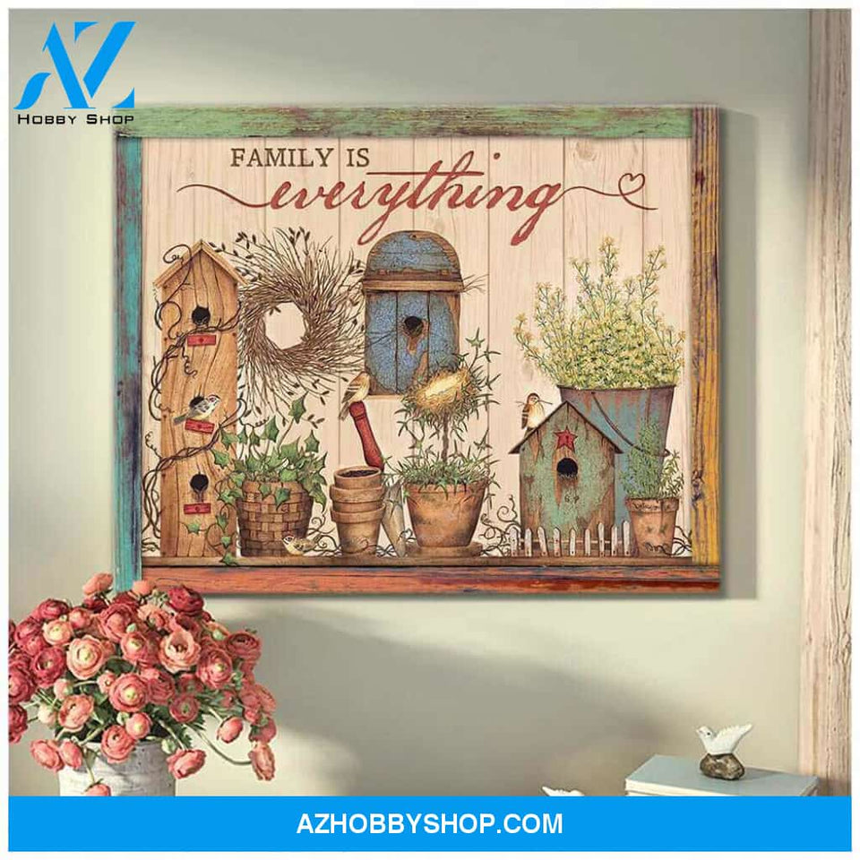 Farmhouse Canvas Family is everything Wall Art Decor