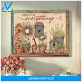 Farmhouse Canvas Family is everything Wall Art Decor