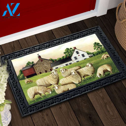 Farmhouse Sheep Doormat - 18