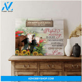 Farmhouse Wall Art Gifts For 5 Year Anniversary Personalized Names Canvas Print