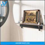 Farmhouse Window Barn With Hereford Cows Canvas And Poster, Wall Decor Visual Art