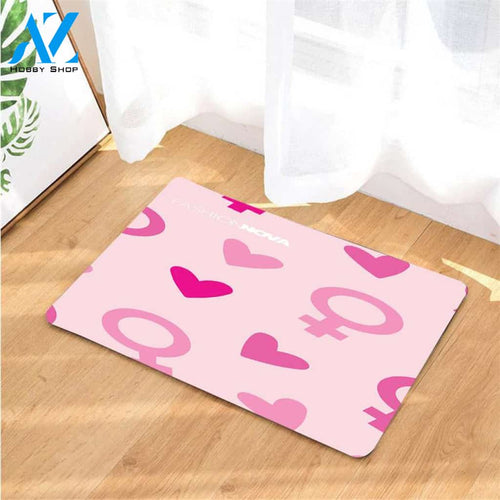 fashion nova pattern love doormats