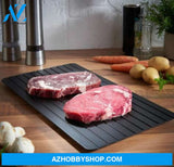 Fast Defrosting Tray Thaw Kitchen Quick Aluminum Plate