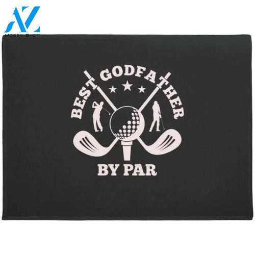Father's Day Best Godfather By Par Daddy Doormat Welcome Mat House Warming Gift Home Decor Funny Doormat Gift Idea