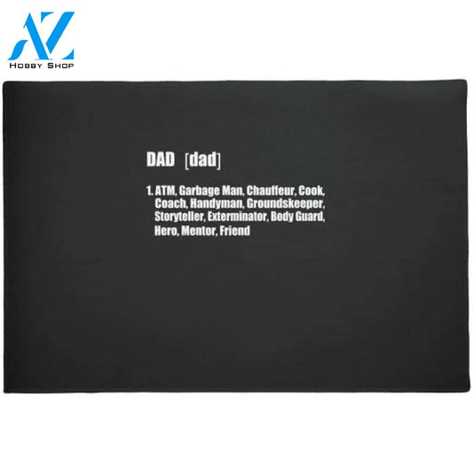Father's Day Dad All Things And More Welcome Doormat Floor Rug Housewarming Gift Home Living Home Decor Funny Doormat Gift Idea