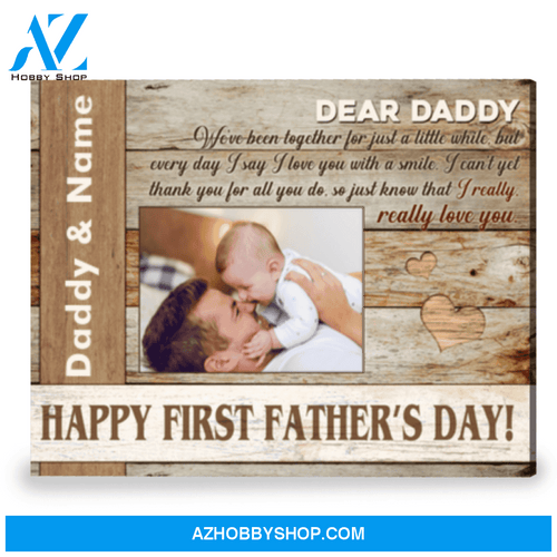 Father's Day Gift For New Dad Personalized First Father's Day Gift