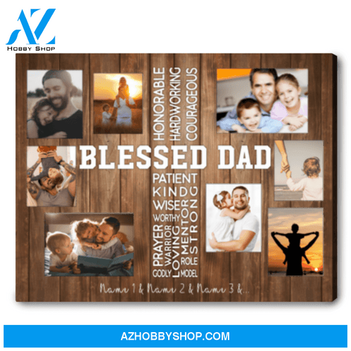 Father's Day Gifts Ideas Presents For Dad Custom Dad Photo Canvas
