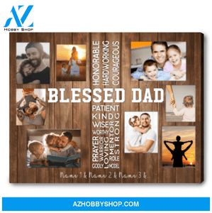 Father's Day Gifts Ideas Presents For Dad Custom Dad Photo Canvas