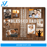 Father's Day Gifts Ideas Presents For Dad Custom Dad Photo Canvas