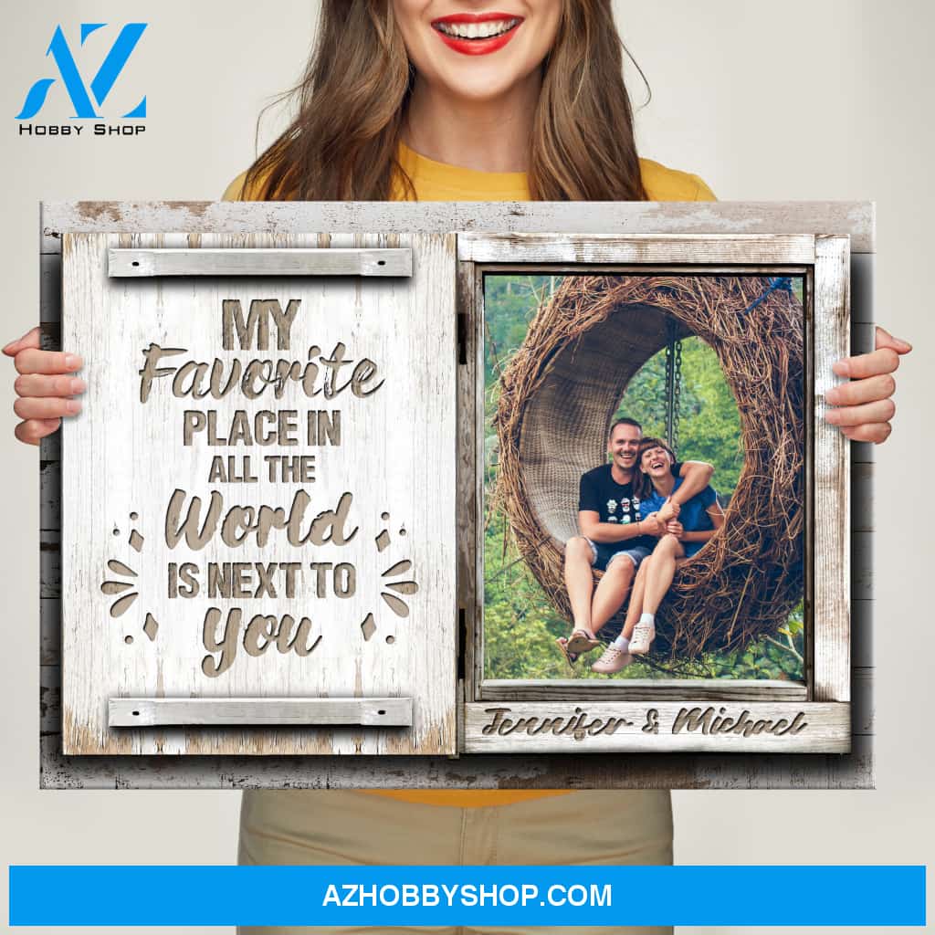 Favorite Place Shutters 1 Premium Canvas