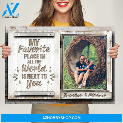 Favorite Place Shutters 1 Premium Canvas