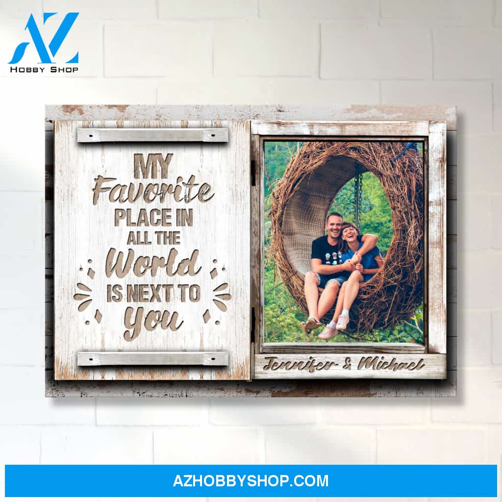 Favorite Place Shutters 1 Premium Canvas