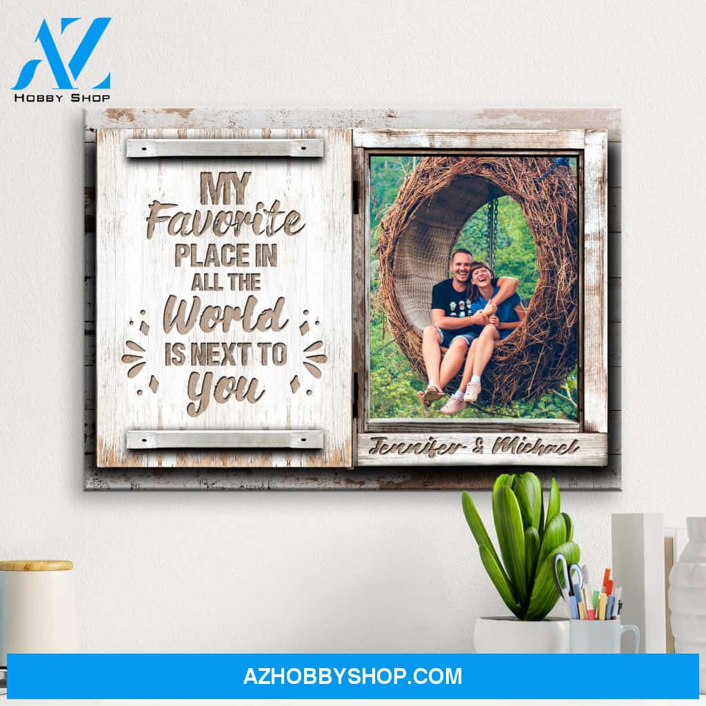Favorite Place Shutters 1 Premium Canvas