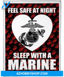 Feel Safe At Night Sleep With A Marine Blanket