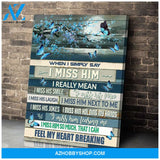 Zalooo Fell My Heart Breaking Butterfly Wall Art Canvas