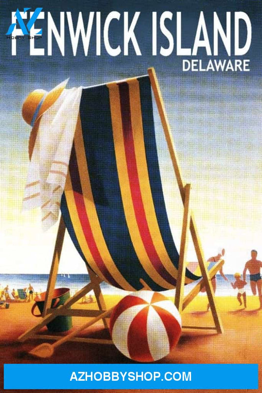 Fenwick Island Delaware Beach Chair And Ball