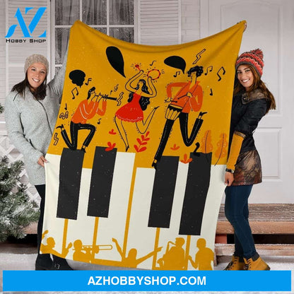 Festival Music Fleece Blanket