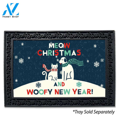 Festive Holiday Dog and Cat Doormat - 18" x 30"