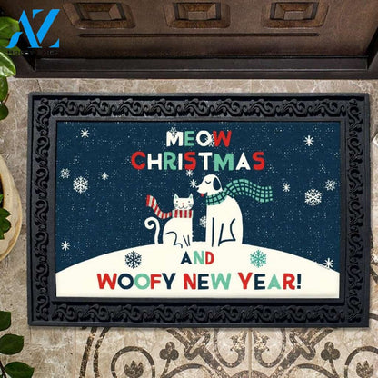 Festive Holiday Dog and Cat Doormat - 18" x 30"