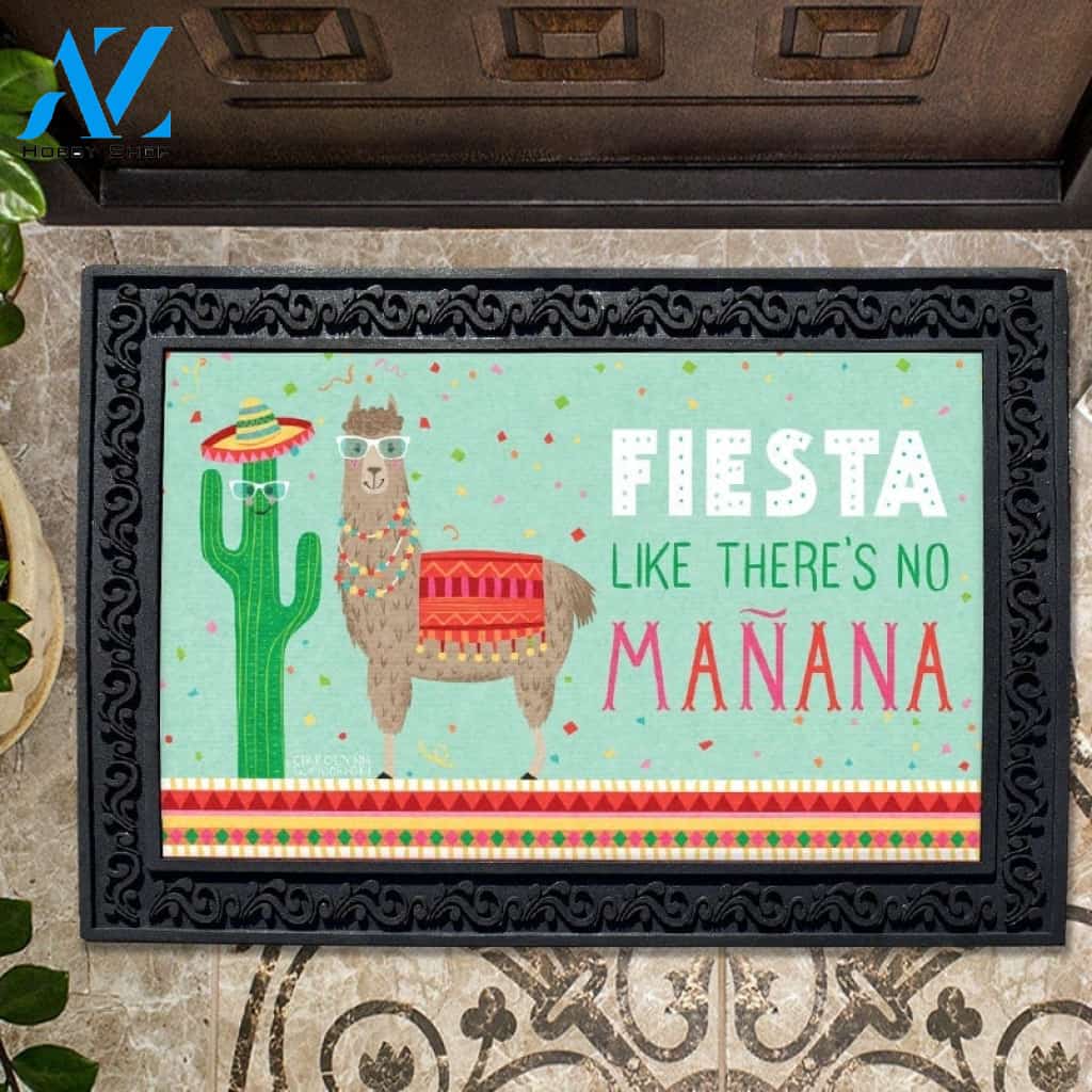 Fiesta Llama Doormat - 18" x 30"