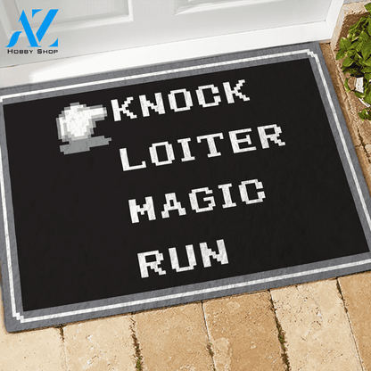 Final Fantasy 1 Doormat Retro RPG Knock | Welcome Mat | House Warming Gift