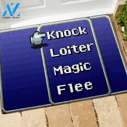 Final Fantasy 1 Doormat Retro RPG Knock | Welcome Mat | House Warming Gift