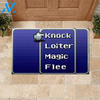 Final Fantasy 1 Doormat Retro RPG Knock | Welcome Mat | House Warming Gift