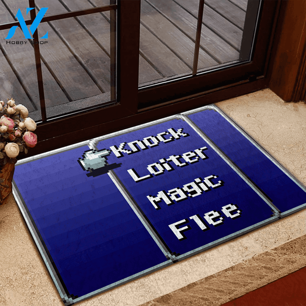 Final Fantasy 1 Doormat Retro RPG Knock | Welcome Mat | House Warming Gift
