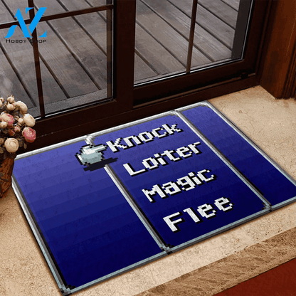 Final Fantasy 1 Doormat Retro RPG Knock | Welcome Mat | House Warming Gift