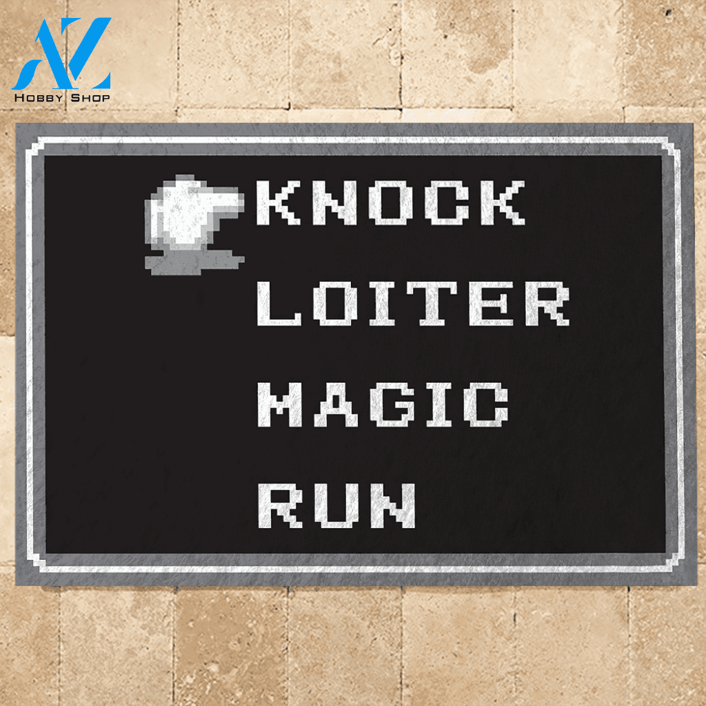 Final Fantasy 1 Doormat Retro RPG Knock | Welcome Mat | House Warming Gift