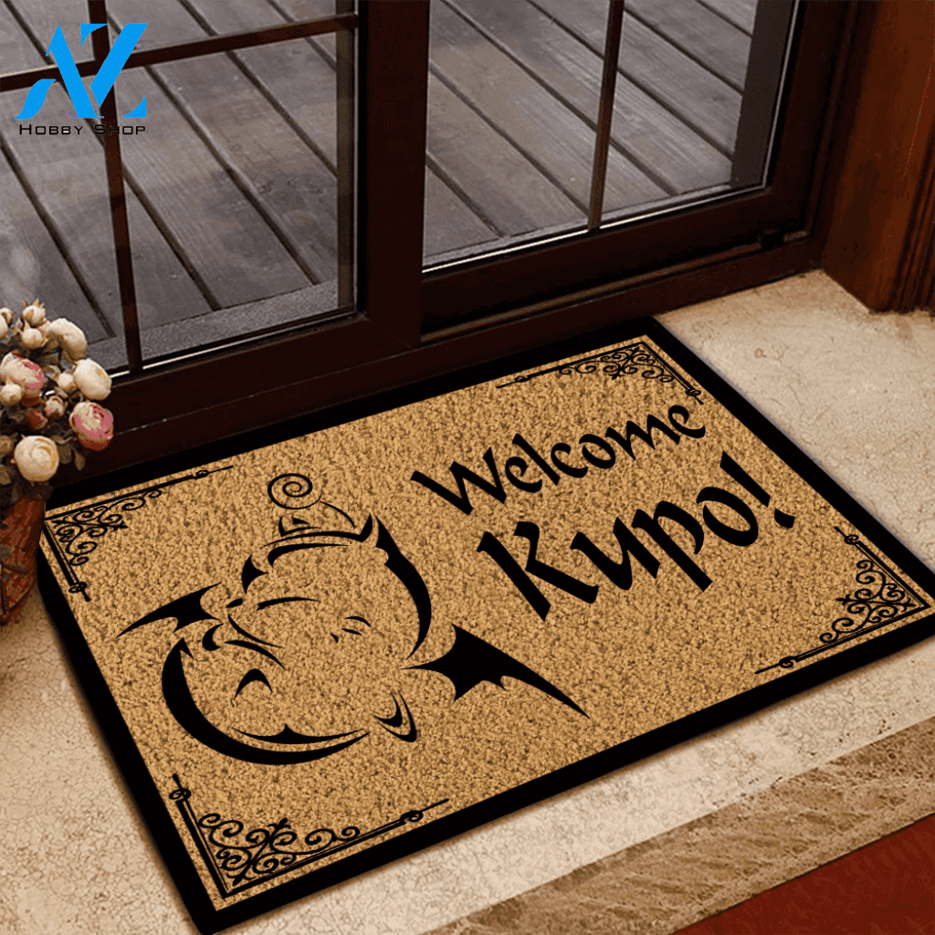 Final Fantasy Doormat Welcome Kupo | Welcome Mat | House Warming Gift