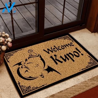 Final Fantasy Doormat Welcome Kupo | Welcome Mat | House Warming Gift