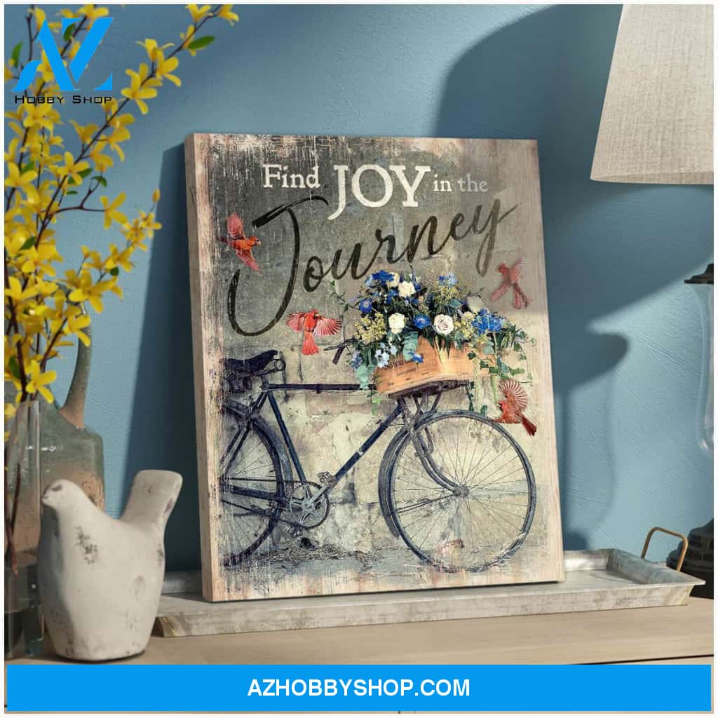 Find Joy Cardinal Canvas Wall Art Decor, Wall Decor Visual Art